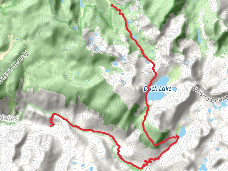 Fish Creek, Duck Lake via Duck Pass Trail
