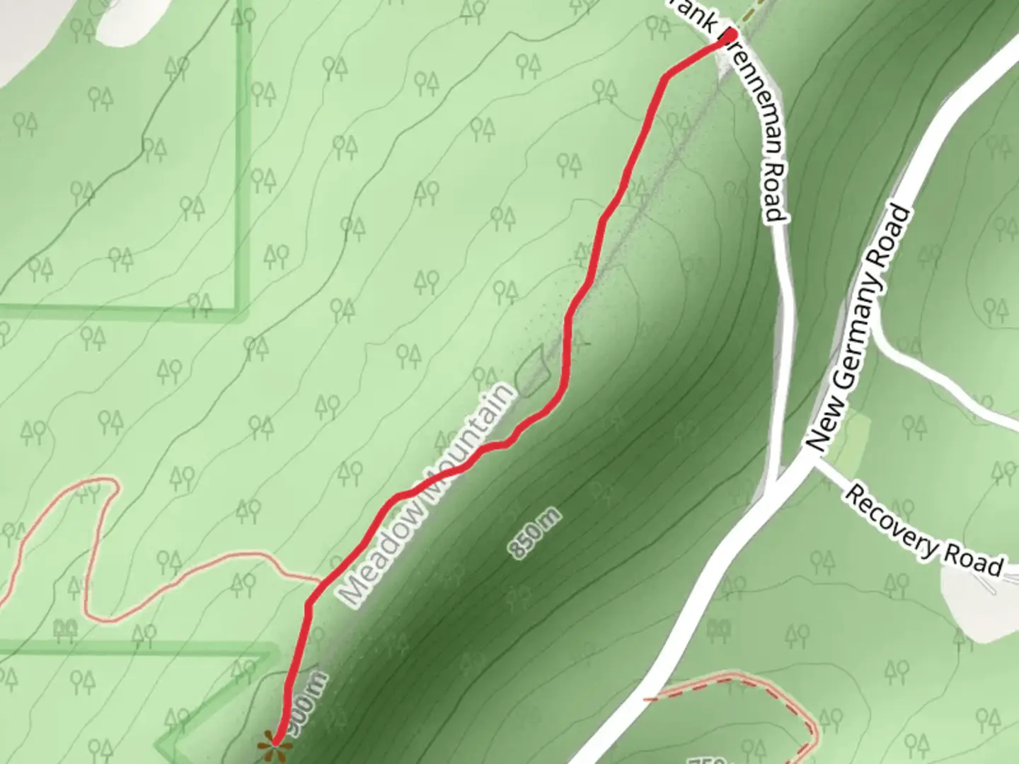 An image depicting the trail Meadow Mountain Trail and its surrounding area.