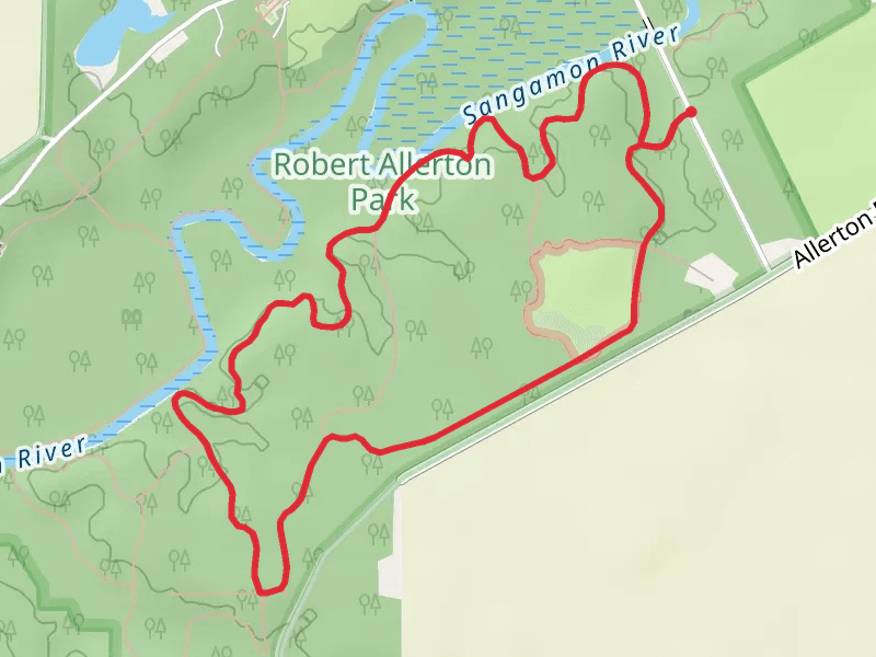 Draft Blue and Red Loop - Robert Allerton Park