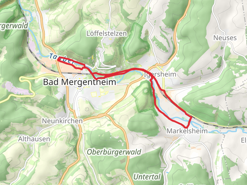 Bad Mergentheimer Weg and Igersheim Loop