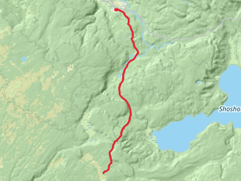 Douglas Knob Meadow via Continental Divide Trail