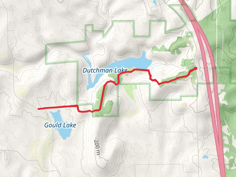 Dutchman Lake via River to River Trail