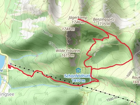 Jägerkamp Loop via Tanzeck Reib'n