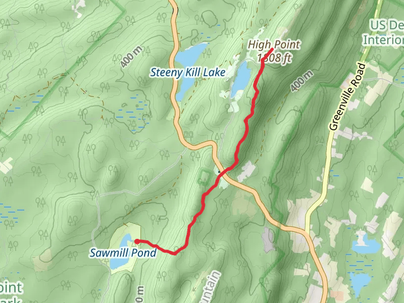 Kittatinny Mountain and Lake Marcia Trail
