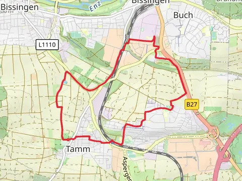 Tamm and Wohngebiet Buch Loop