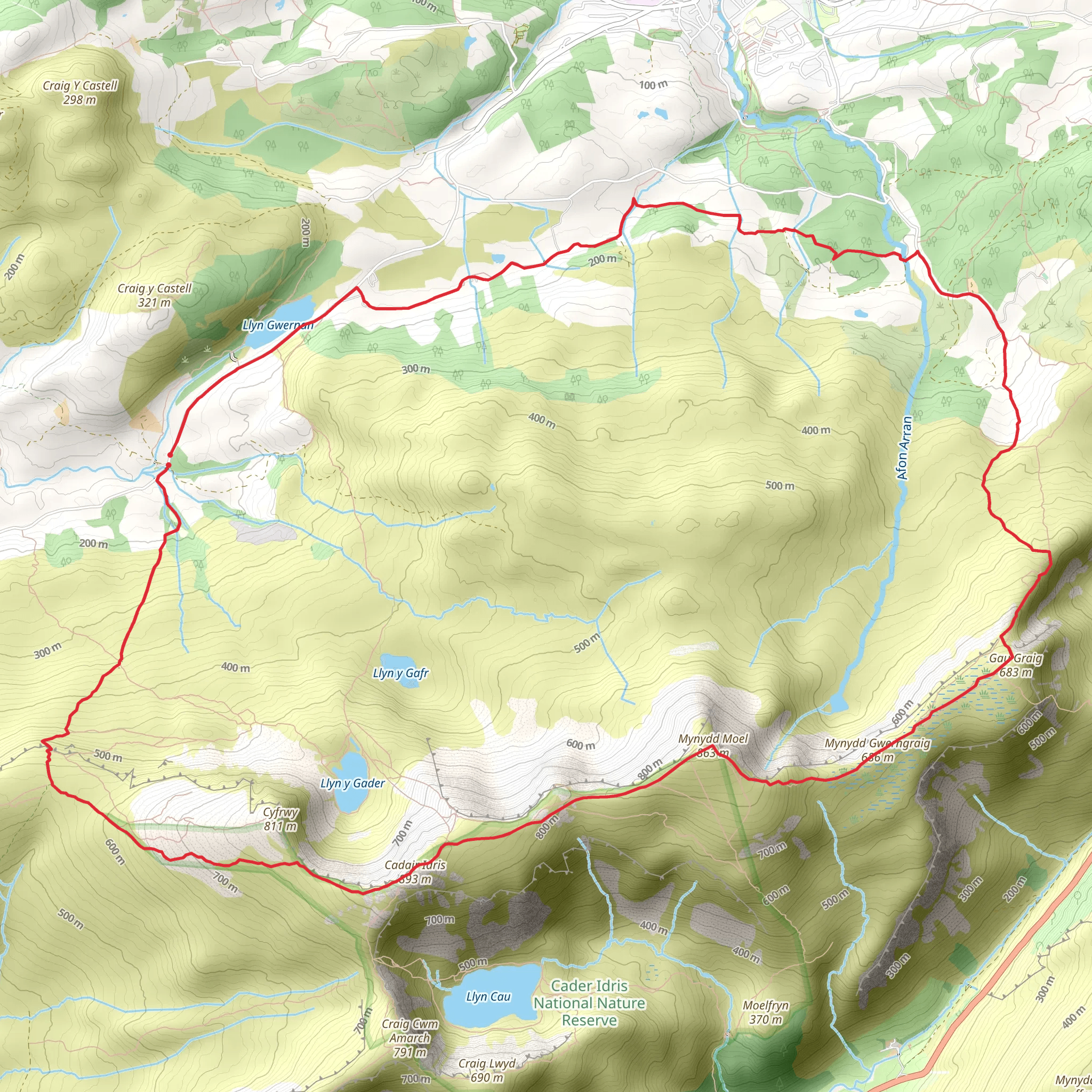 Cadair Idris by The Pony Path (31) - Modified mobile static map