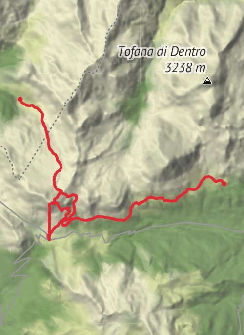 Hike from Badia mobile static map