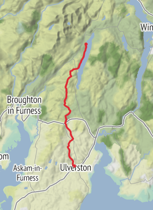 South Lakeland Hiking mobile static map