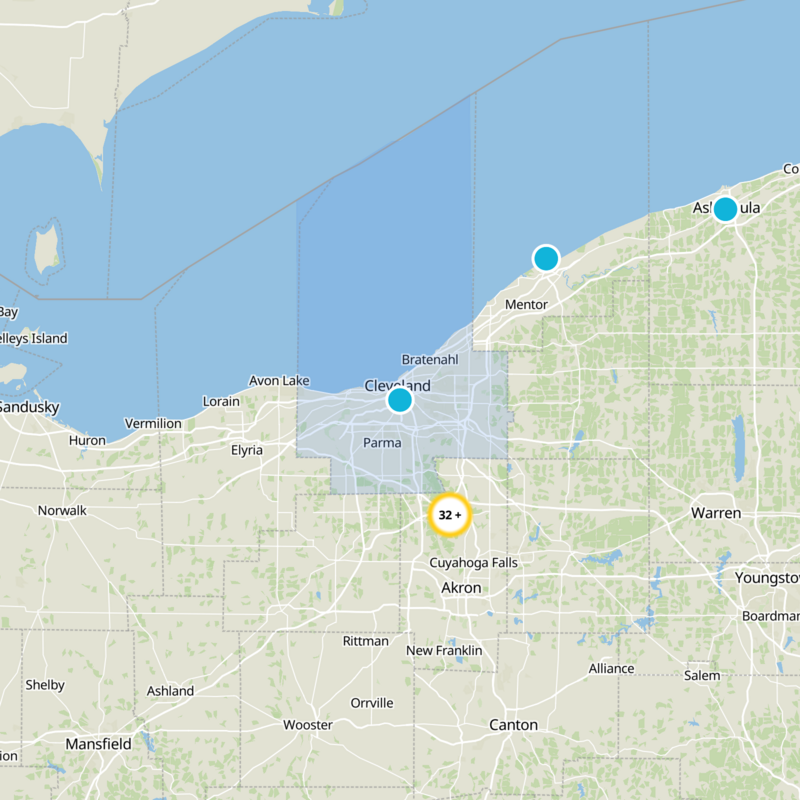 Cuyahoga County Static Map