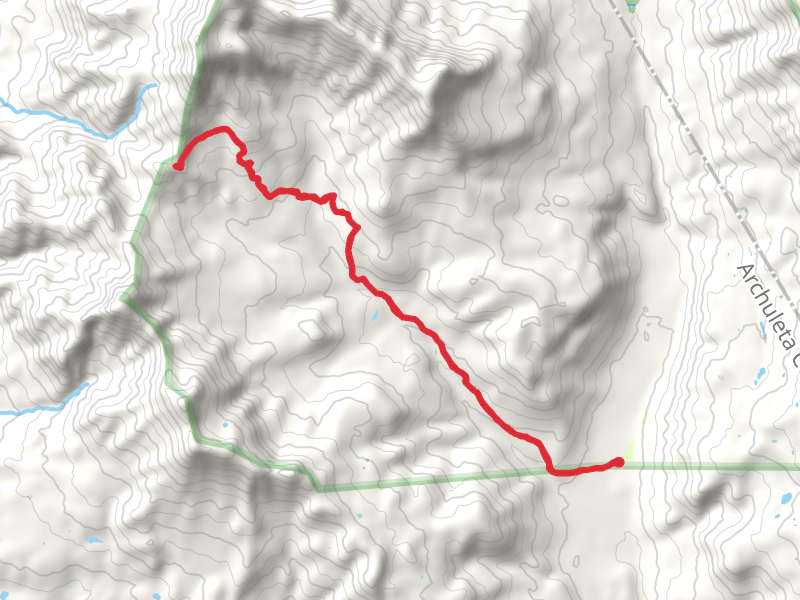 Hughes Trail via Archuleta Trail