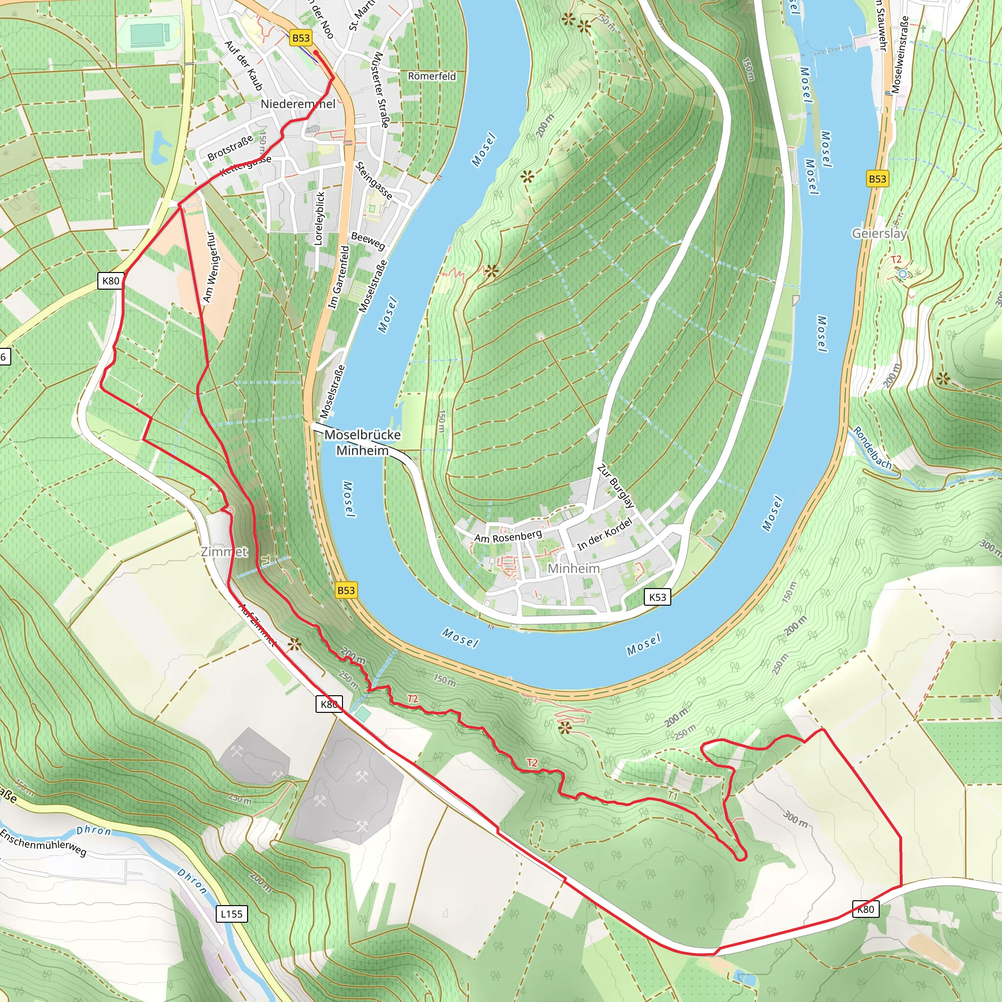 Rund um Zimmet mobile static map