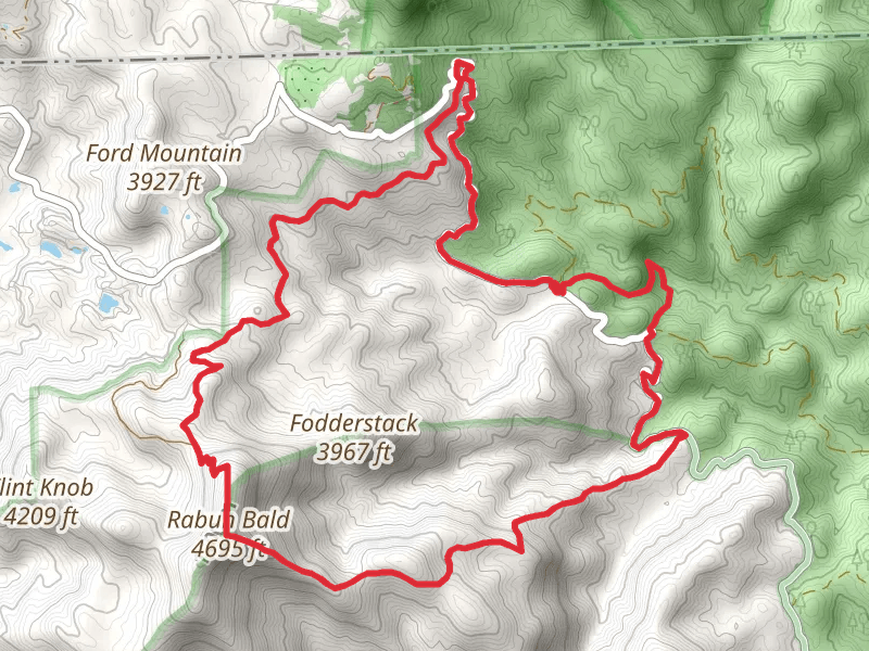 Rabun Bald, Bartram Trail and Holcomb Creek Trail Loop