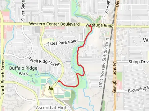 Walk along White's Branch