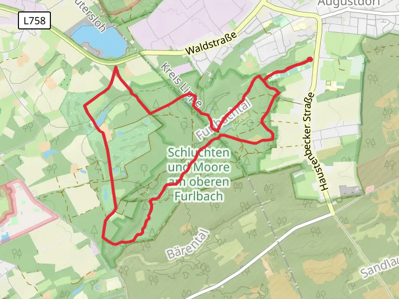 Ludwig-Altenbernd-Weg and Augustdorfer Straße Loop