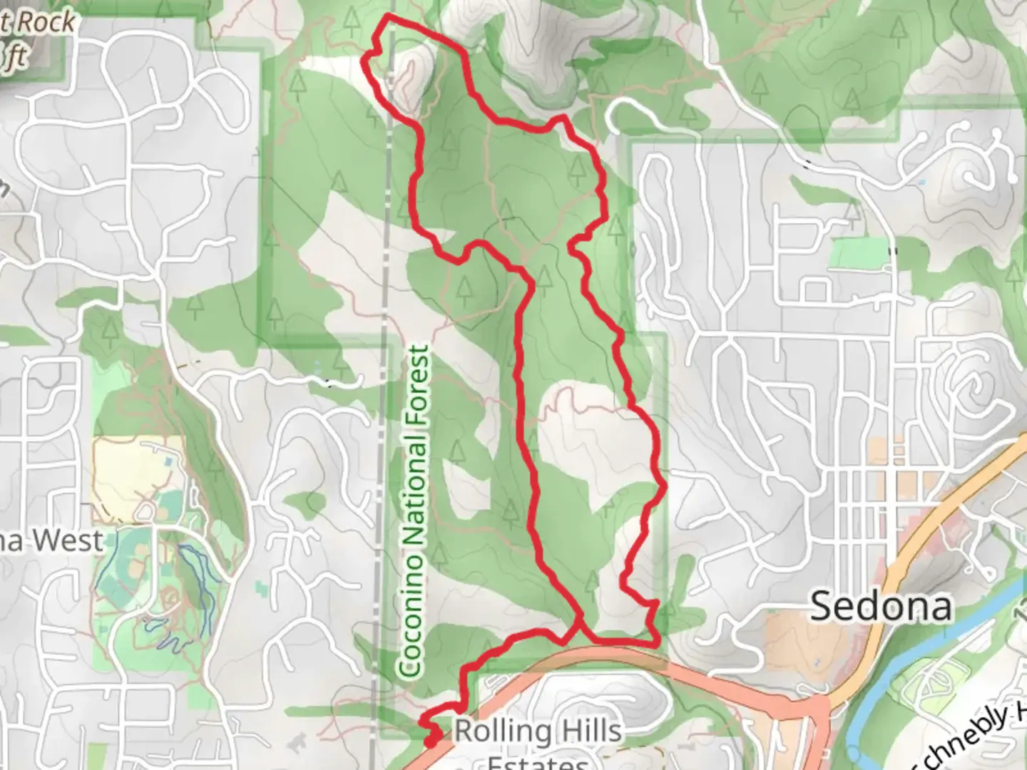 An image depicting the trail Jordan Trail and Grand Central Loop Trail and its surrounding area.