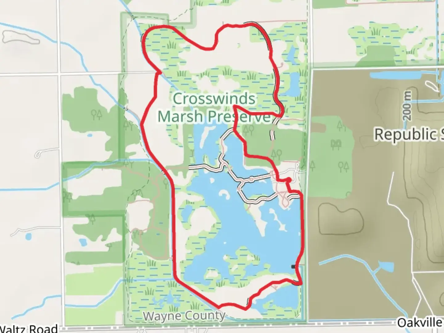An image depicting the trail Bald Eagle Loop Trail and its surrounding area.