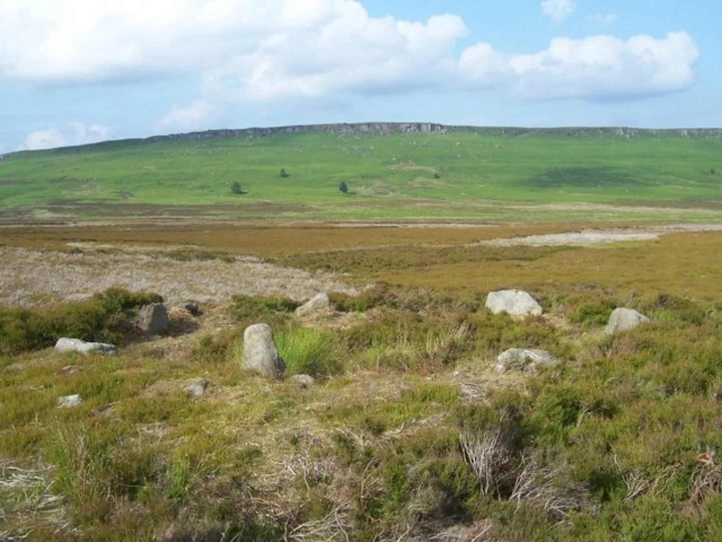 An image depicting the trail Bradford Moor Loop via Lead Hill and its surrounding area.