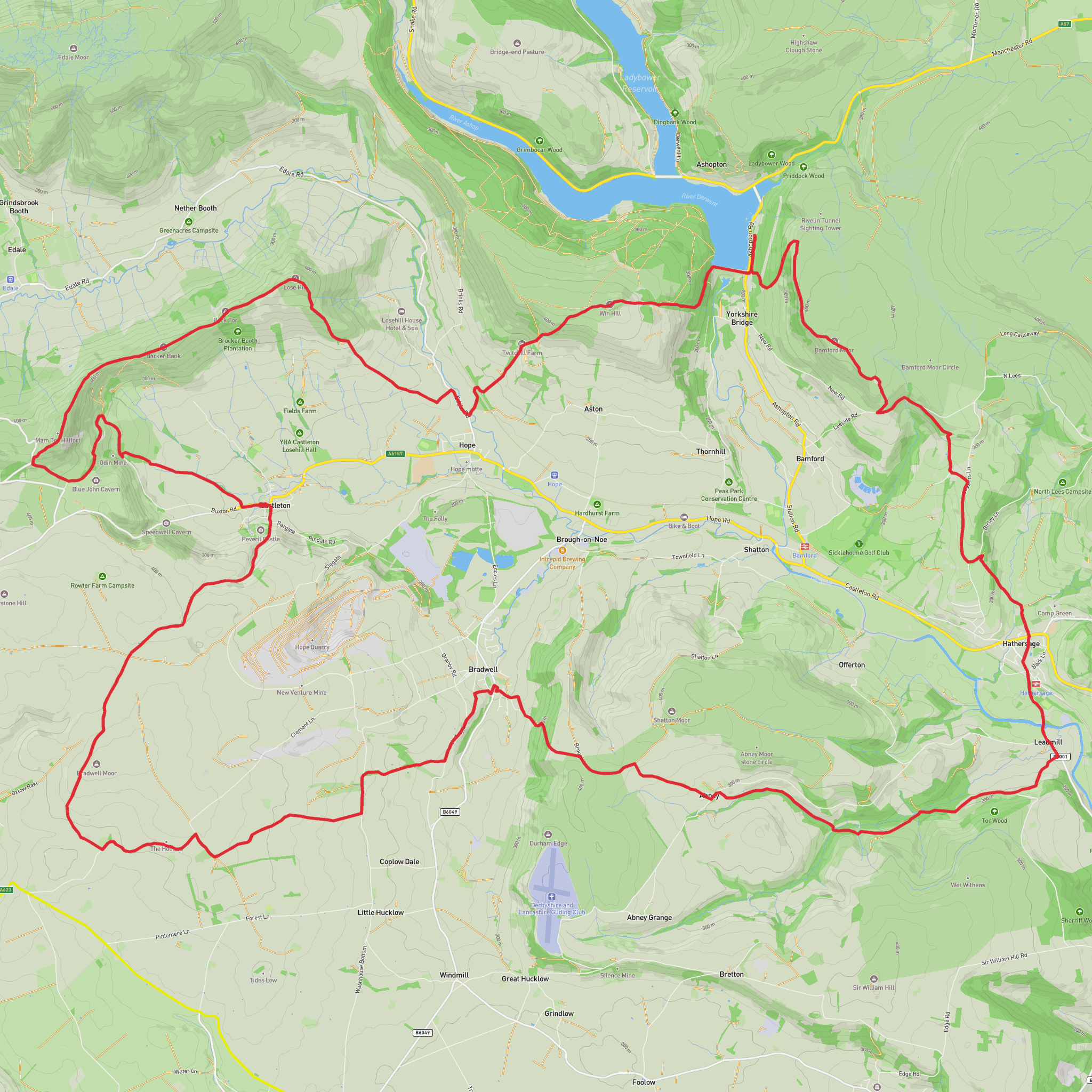 TU Long Walk mobile static map
