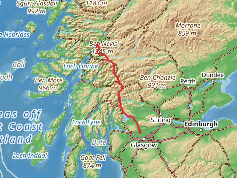Hike on West Highland Way thumbnail