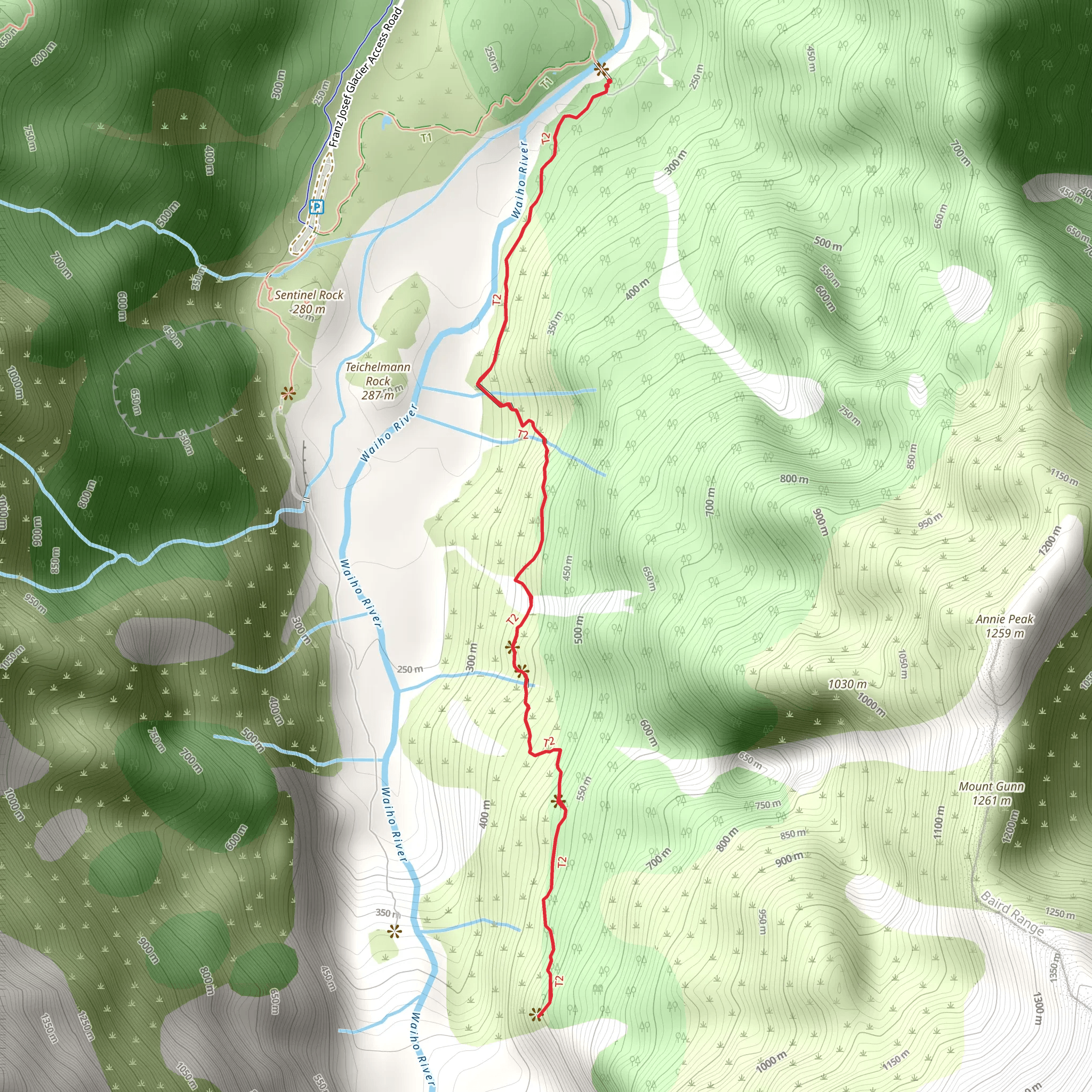 Roberts Point Track mobile static map