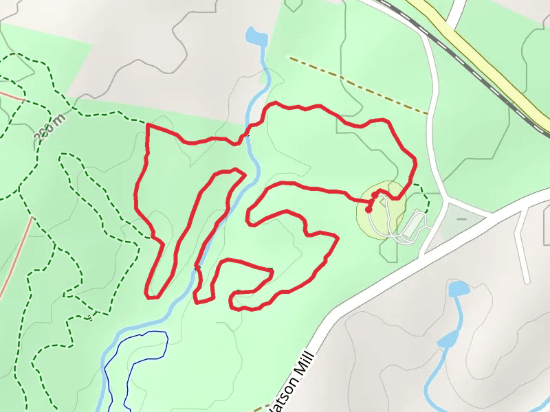White and Green Loop from Camp Loop