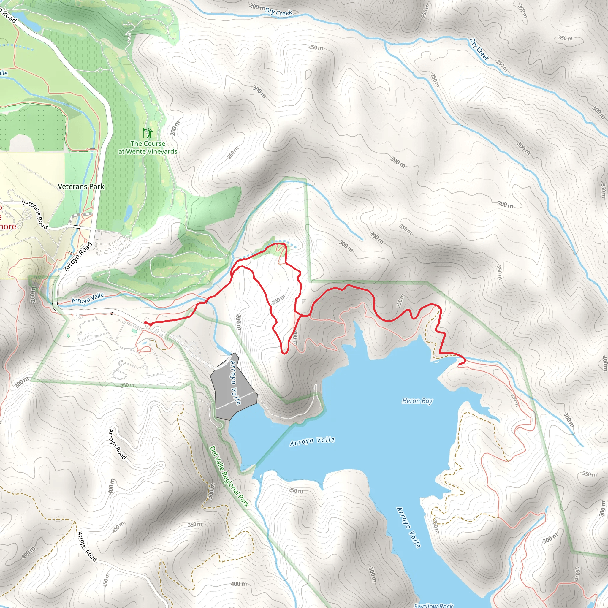 East Shore Trail mobile static map