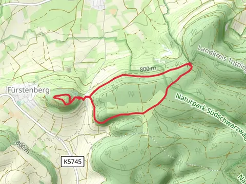 Fürstenberg Loop via Ostweg