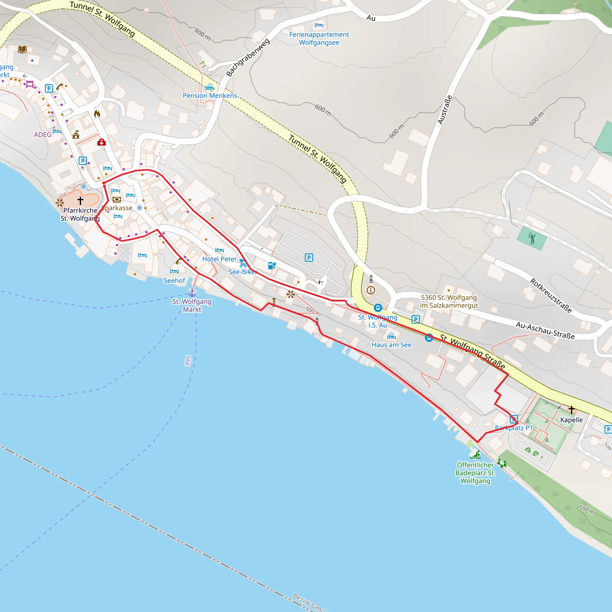 Doctor Promenade Loop mobile static map