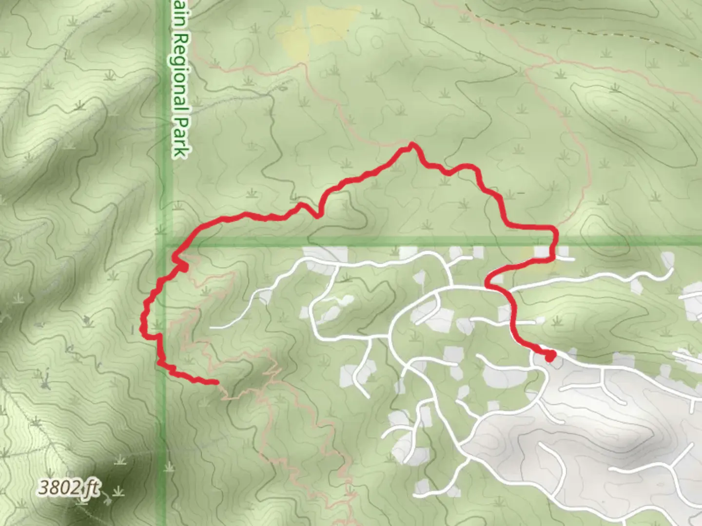 An image depicting the trail Sonoran and Golden Eagle Trail and its surrounding area.