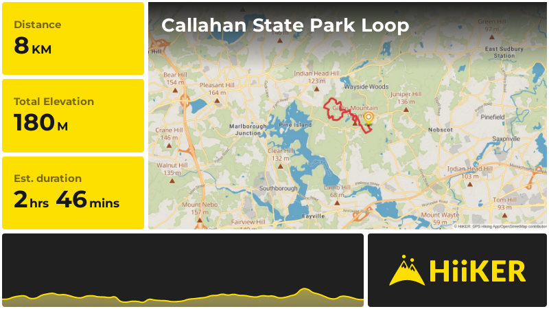 Callahan State Park Loop | Middlesex County | Massachusetts