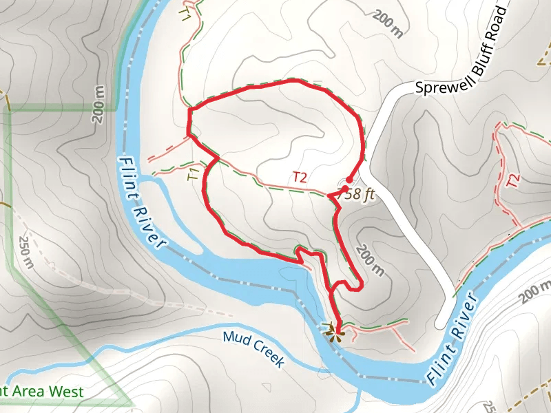 Flint Upper River Loop Trail
