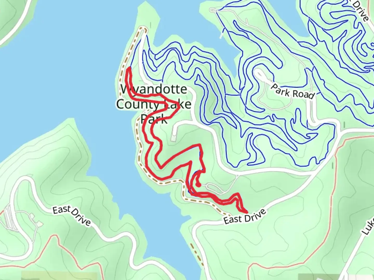 An image depicting the trail 357 Loop and its surrounding area.