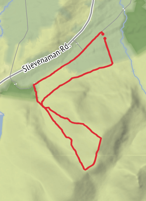 Mourne AONB - Jul 13 mobile static map