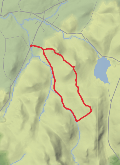 County Down Hiking mobile static map