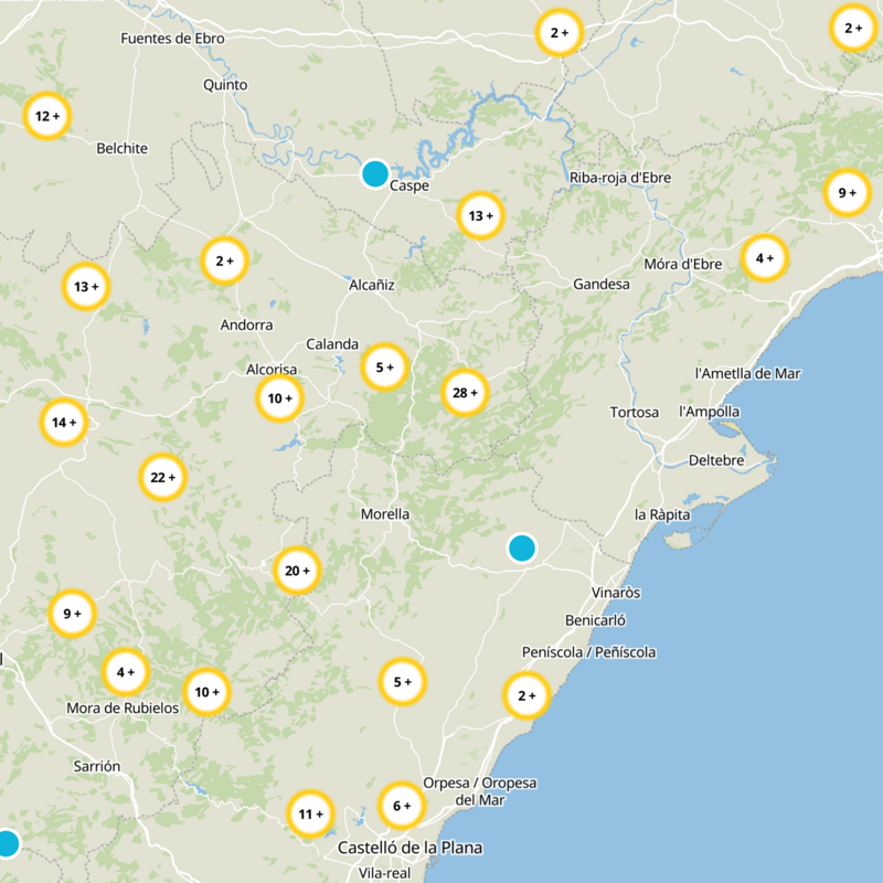 Peñarroya De Tastavins Static Map
