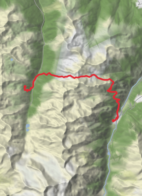 Dag 9. Above gruben to sct.  Niclas.  mobile static map