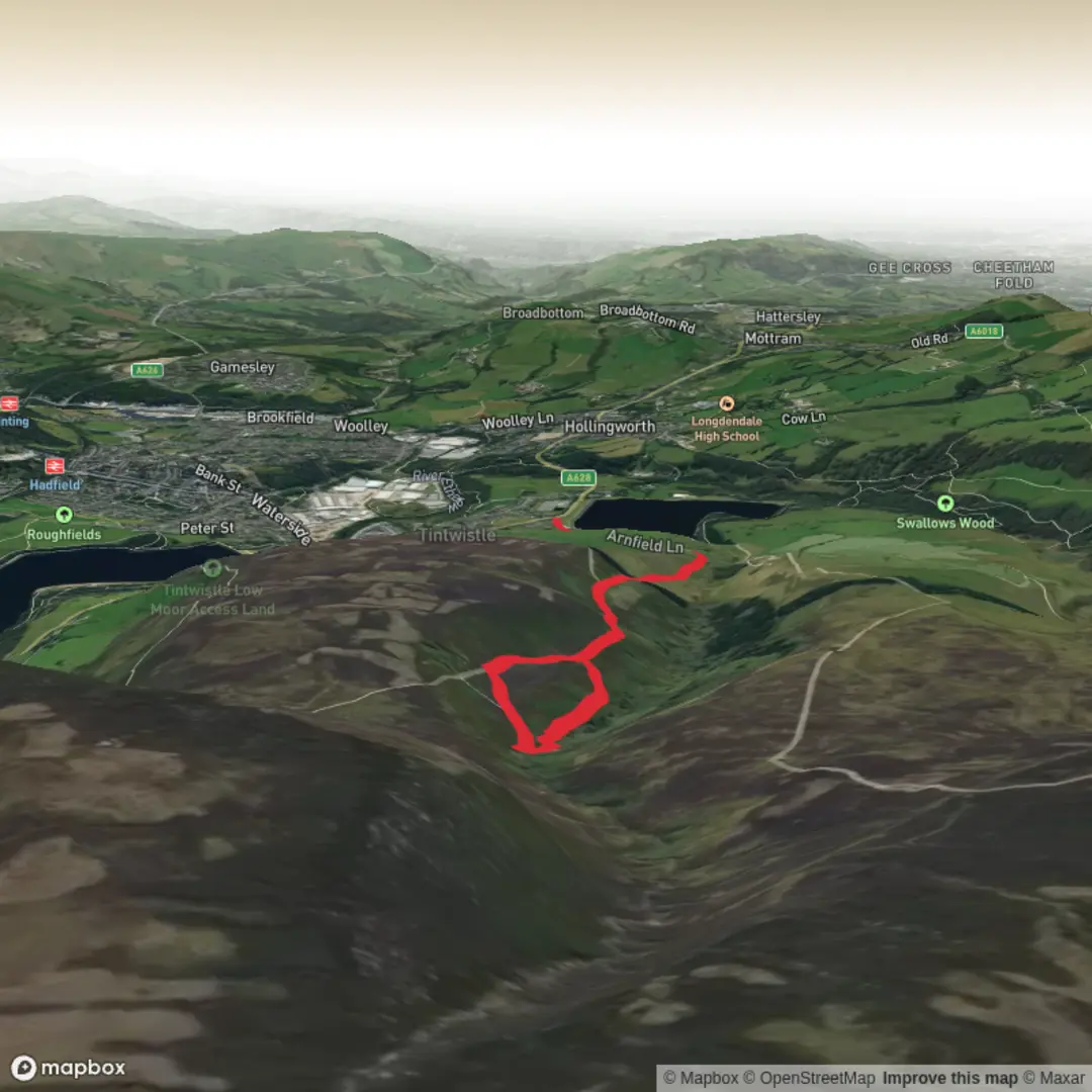 An image depicting the trail 7 Falls Circular and its surrounding area.