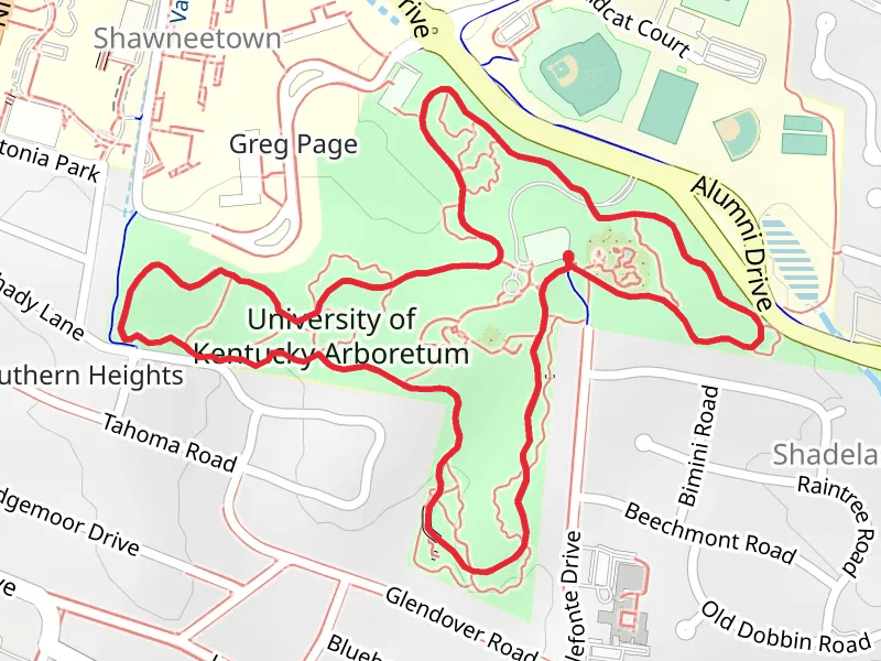 Arboretum Walking Path Loop