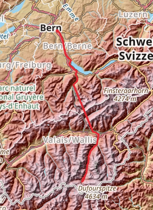 Zermatt mobile static map