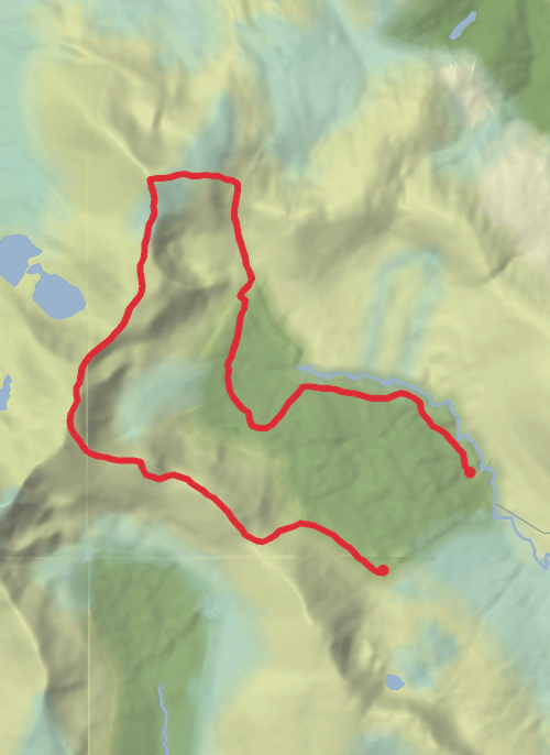 Hike from County Mayo mobile static map