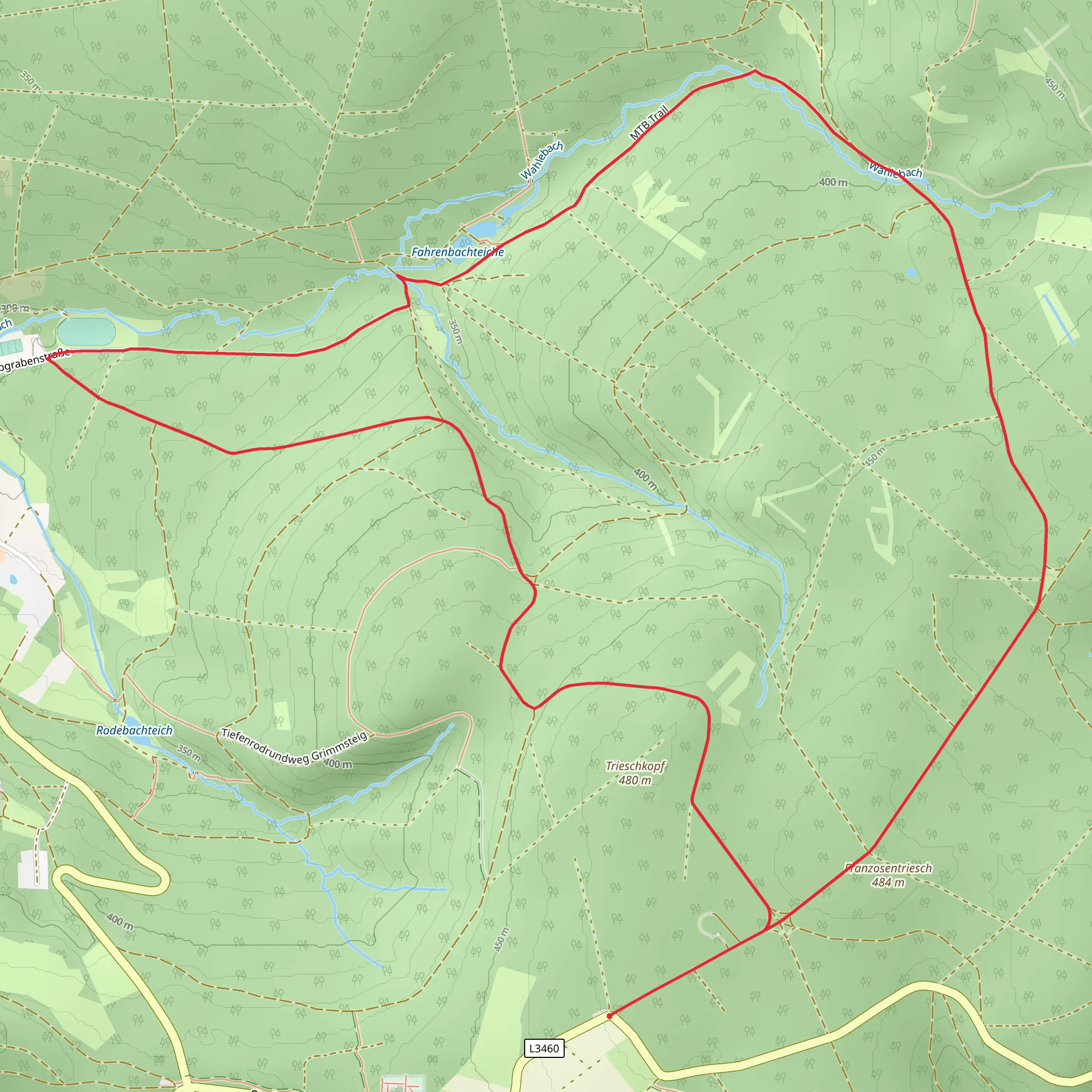 Soehrewald Rundweg mobile static map