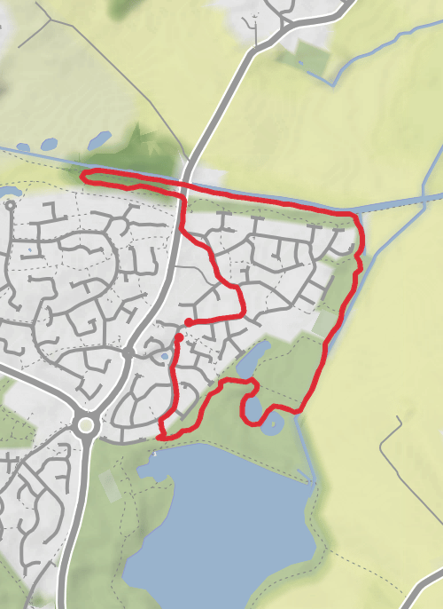 Daventry Walking mobile static map