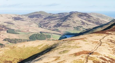 Scald Law, South Black Hill, West Kip, Loganlee Reservoir and Carnethy Hill Loop