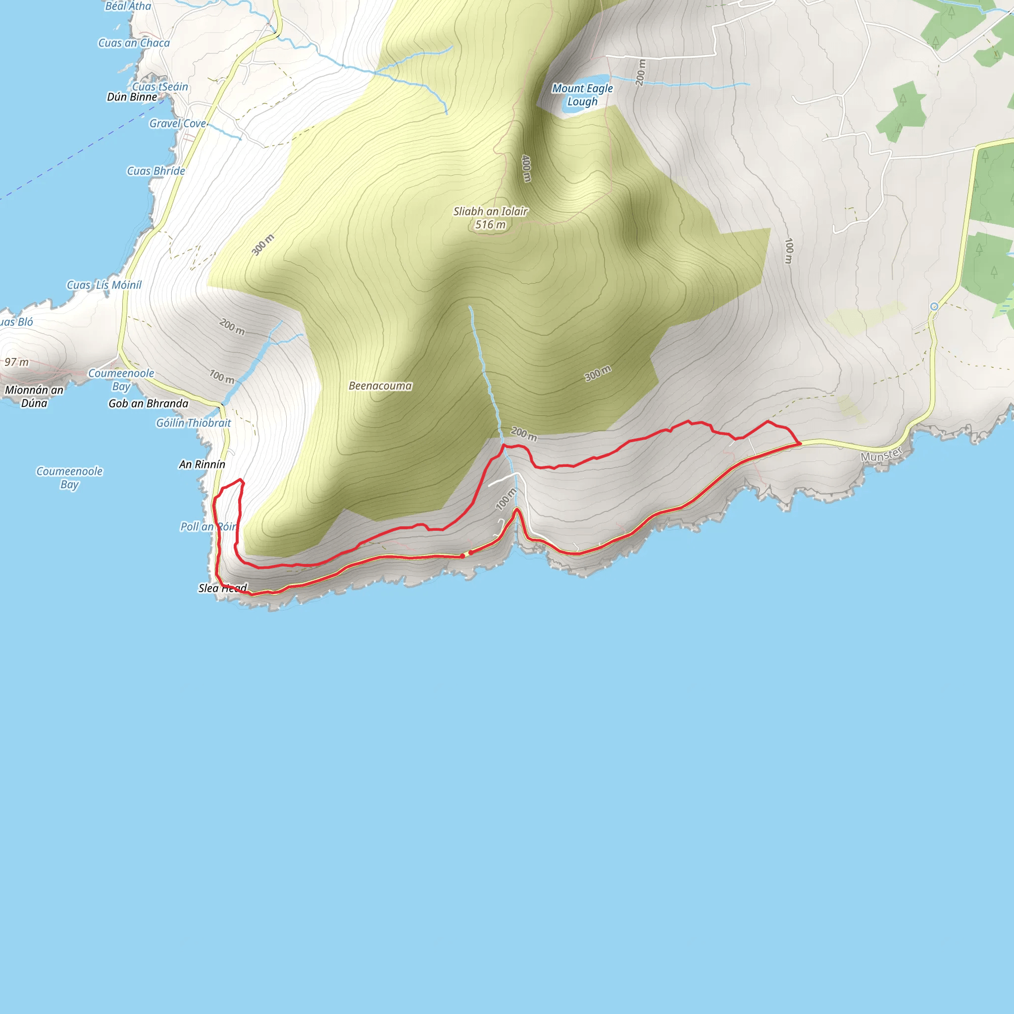 Slea Head Loop mobile static map