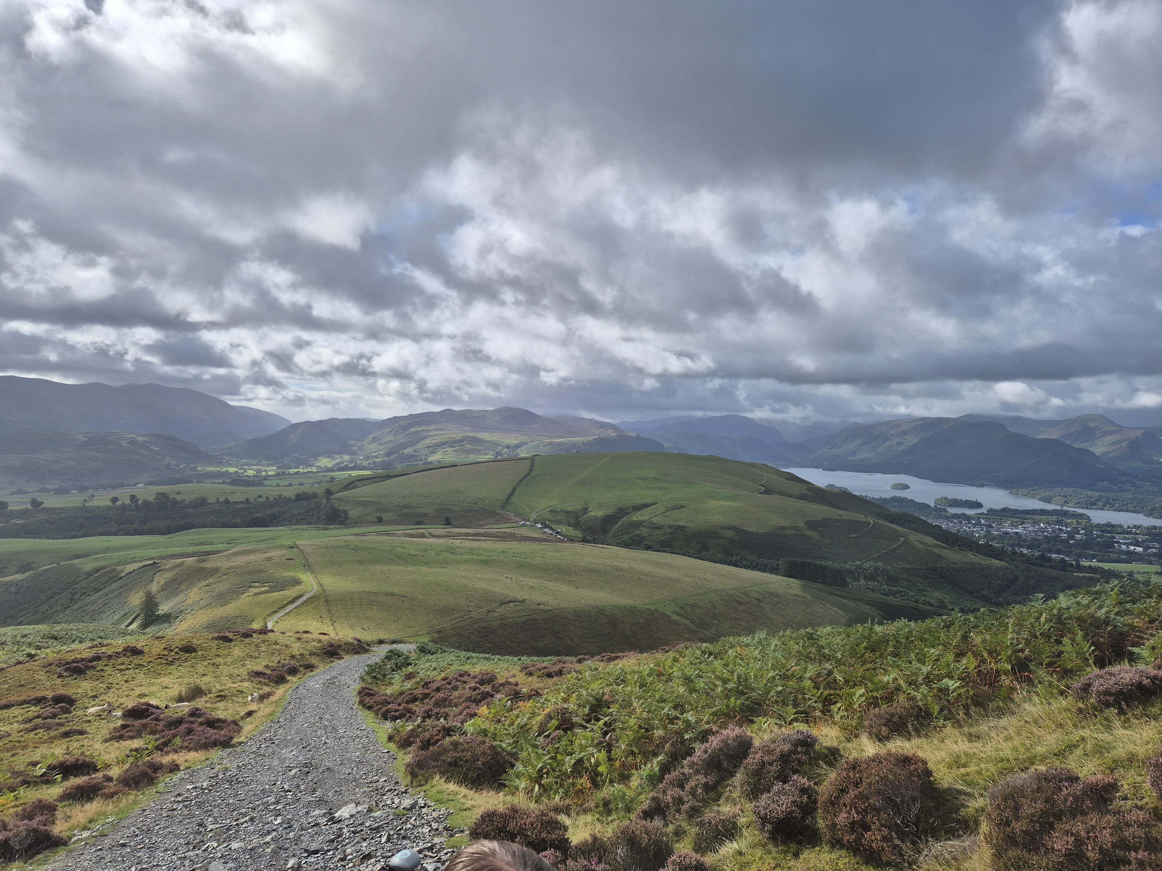 A map preview of the recording Lonscale Fell from Keswick.