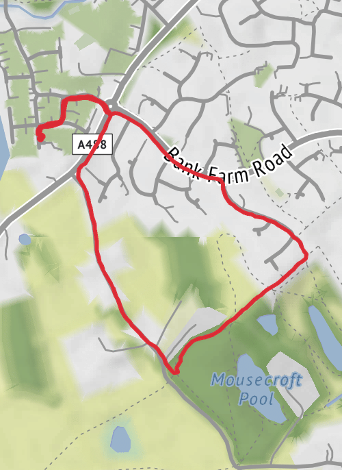 Shropshire Walking mobile static map