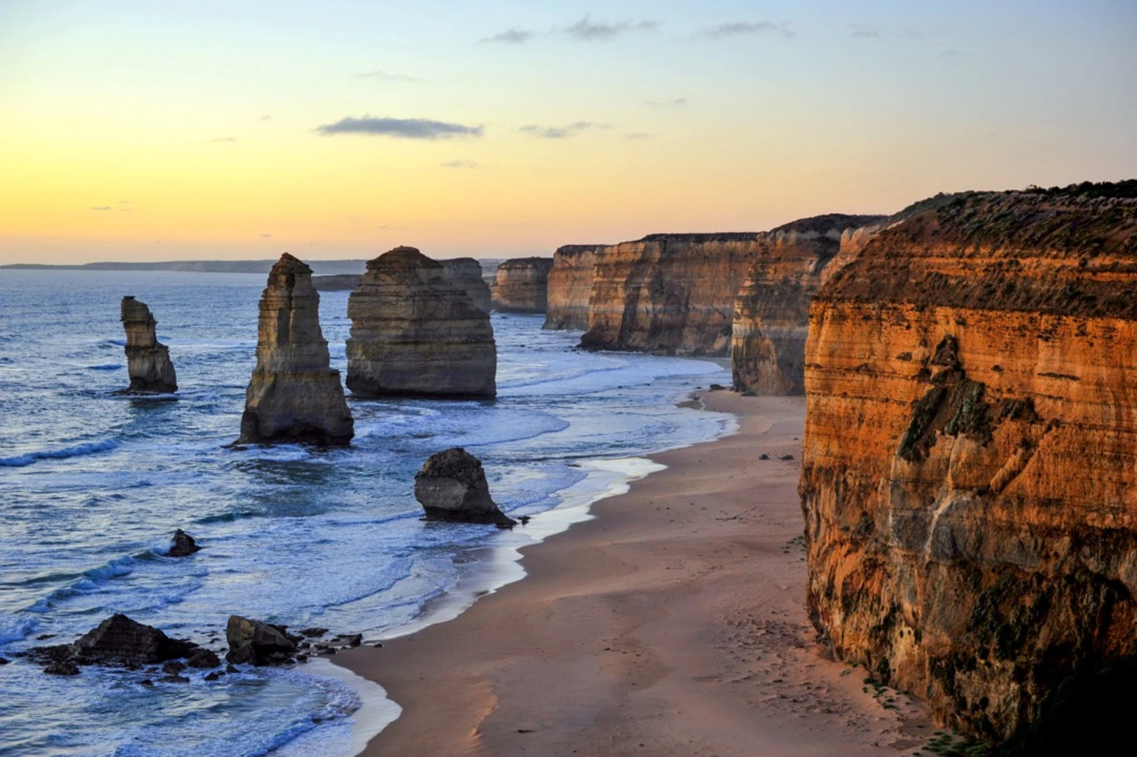 An image depicting the trail The Great Ocean Walk and its surrounding area.