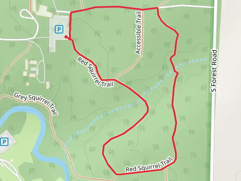 Red and Grey Squirrel Loop Trail
