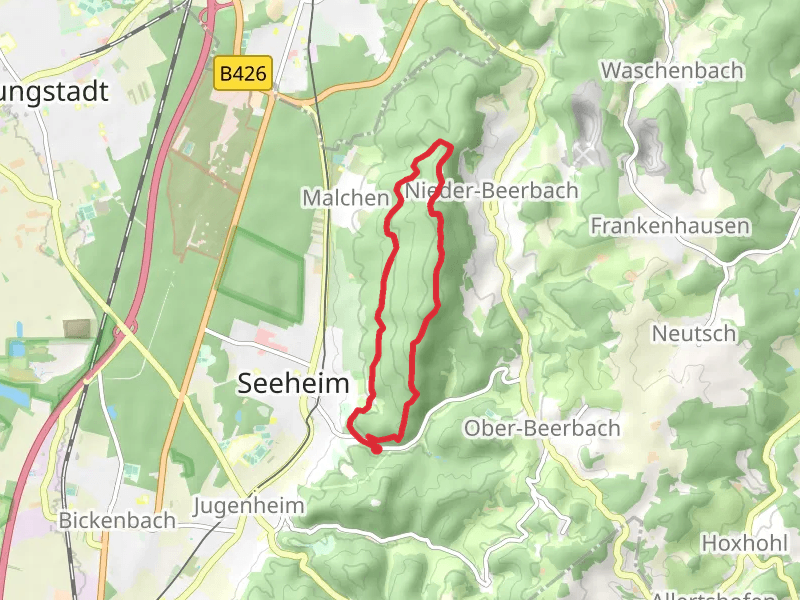 Langenberg and Summloch via Almannenweg