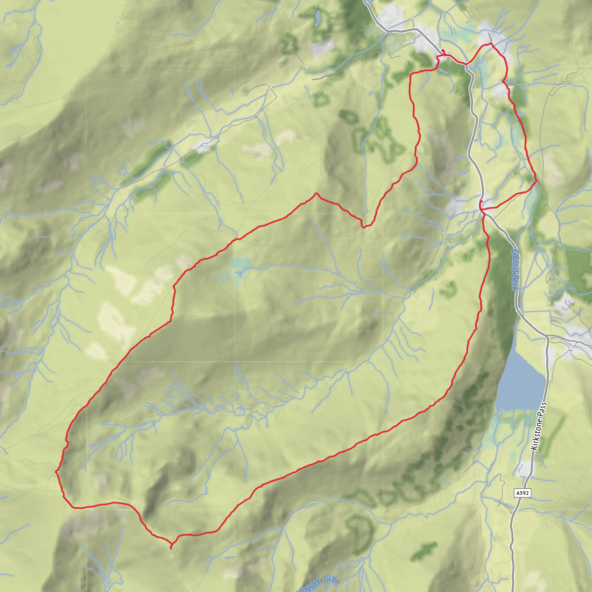 Deepdale horseshoe mobile static map